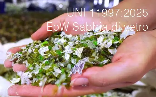 UNI 11997:2025 | End of waste: Sabbia di vetro